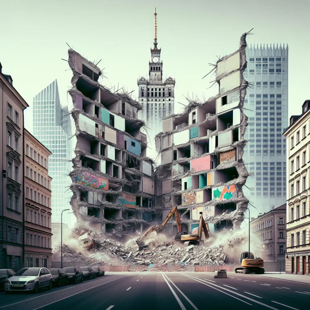 wyburzenia ścian Warszawa